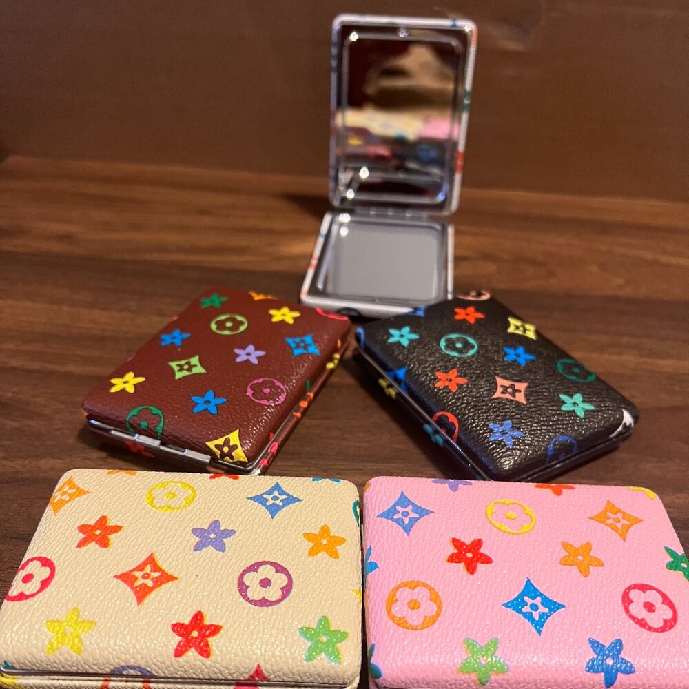 Hand Mirror - print decorated